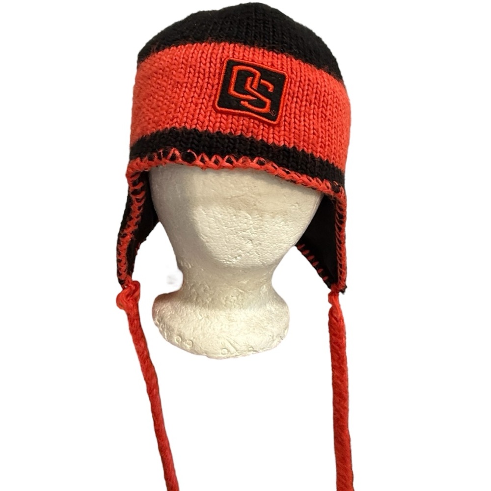 Oregon State orange and black Knit Beanie with Logo Patch from Columbia